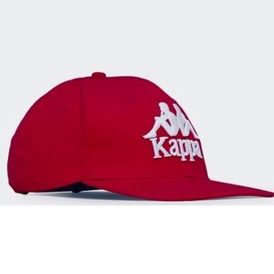 Kappa strap back cap in burgundy -Kappa